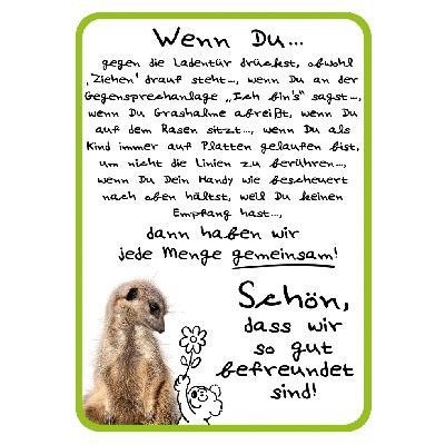Postkarte Sprüche, DIN C6